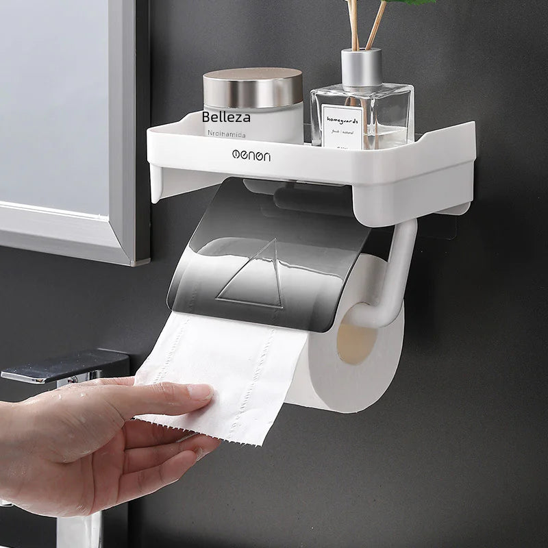 Waterproof Plastic Toilet Paper and Towel Holder