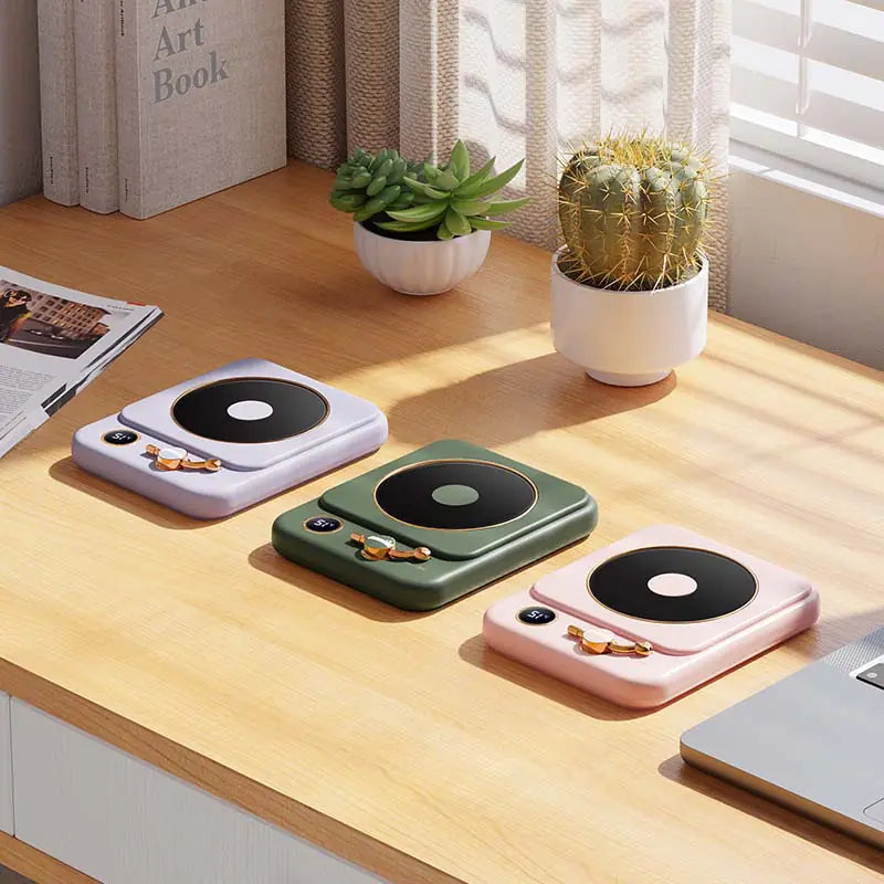 Temperature Control Heating Coaster with Display (55°C)