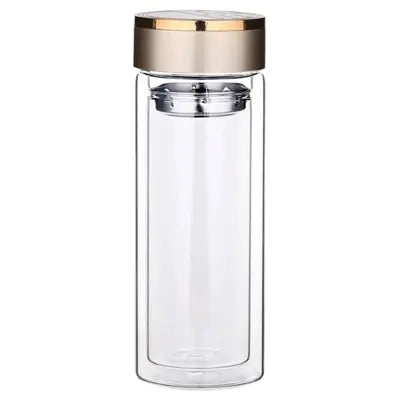 500ml Double-Walled Thick Glass Tea Infuser Cup