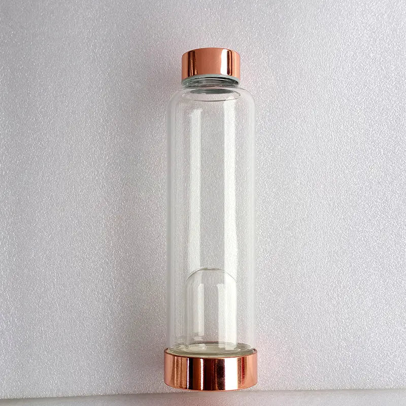 Rose Gold Crystal Energy Cup with Custom Logo Option