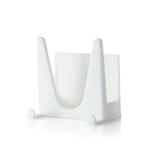 Wall-Mounted Pot Lid Rack with Multi-Purpose Sponge