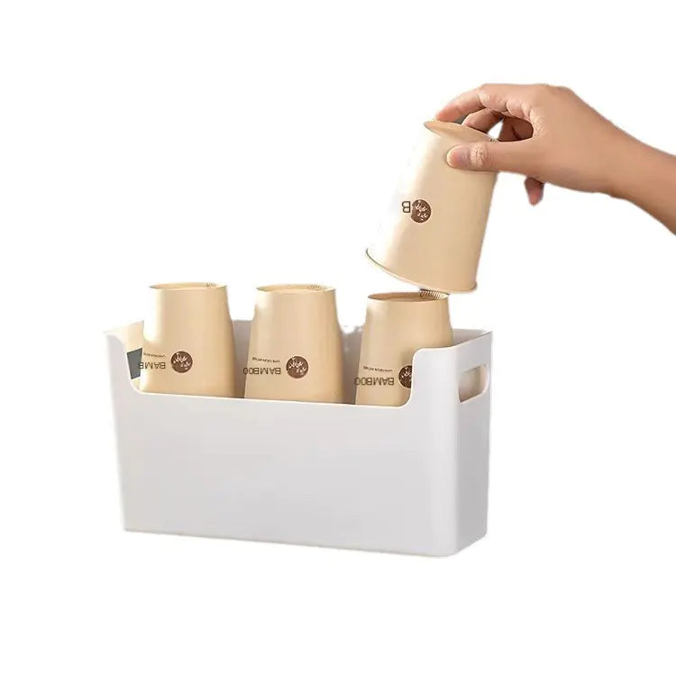 Wall-Mounted Kitchen Storage Box for Plastic Wrap