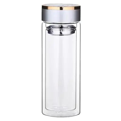 500ml Double-Walled Thick Glass Tea Infuser Cup