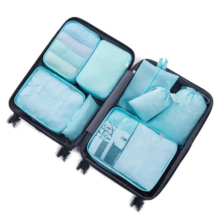 8-Piece Travel Organizer Set with Luggage Bags