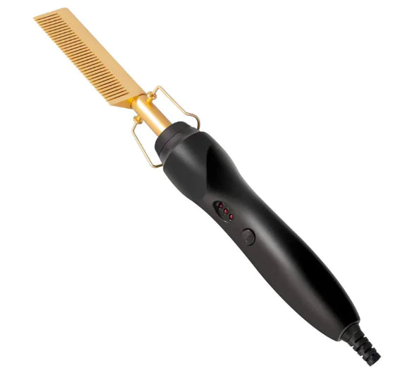 Dual-use Electric Heating Copper Hair Straightener Comb