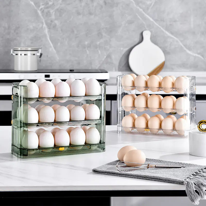 Egg Storage Box for Kitchen and Refrigerator Door
