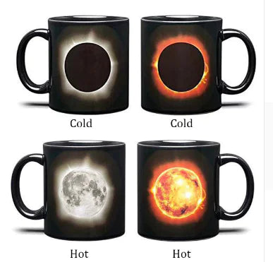 Creative Solar Eclipse Color-Changing Ceramic Mug