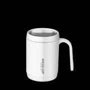 Insulated Coffee Mug with Lid - Portable Practical Gift
