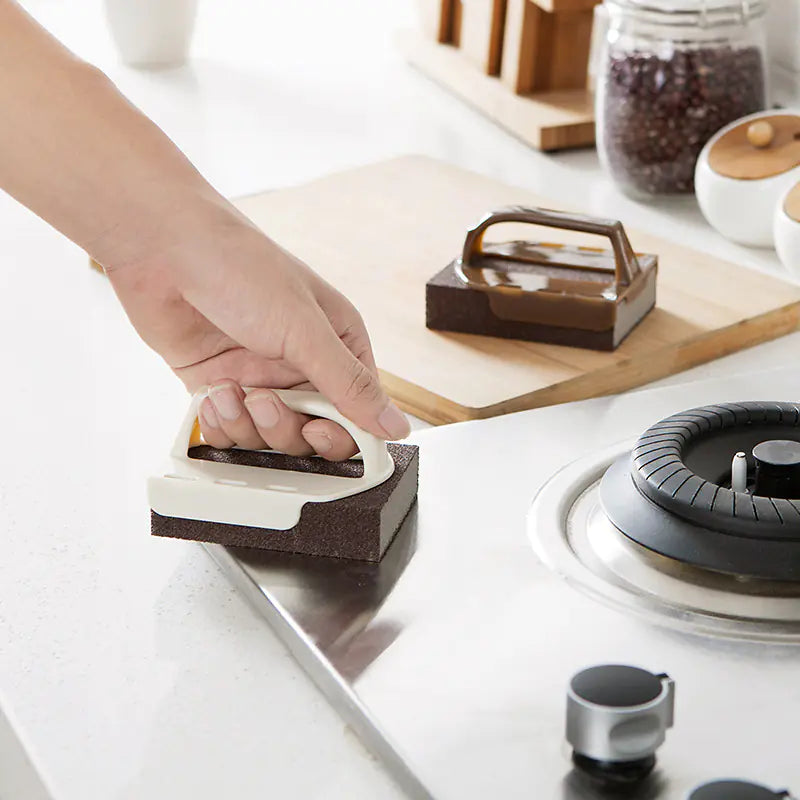 Diamond Sand Sponge for Pot Cleaning and Stain Removal