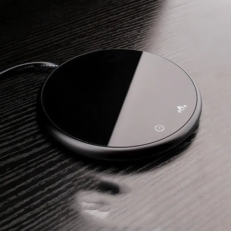 Adjustable Heated Coaster for Home Use - Retro Style