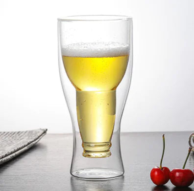 Creative Double Wall Borosilicate Cocktail Glass Set