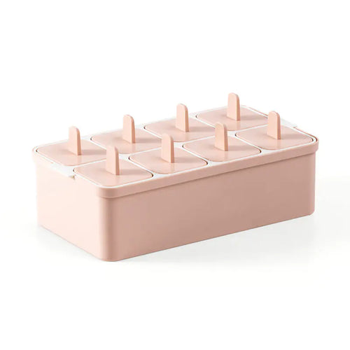 Square Popsicle Ice Cream Mold Box - Full Set