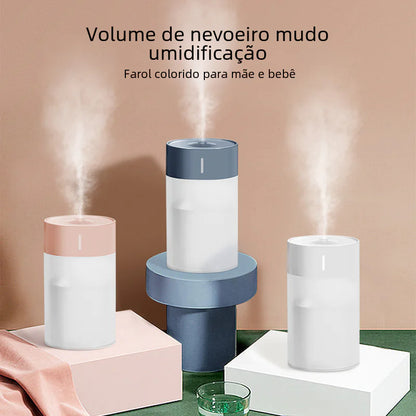 Compact USB Ultrasonic Aroma Humidifier for Home