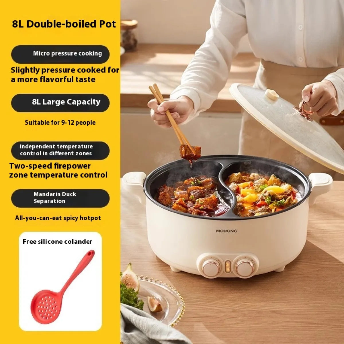 Modong Multi-functional Electric Hot Pot