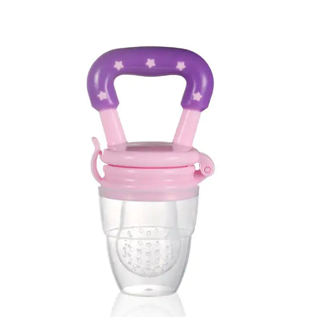 Baby Food Feeder with Pacifier Clip and Teether Toys