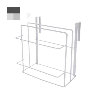 Kitchen and Bath Storage Rack with Towel Holder