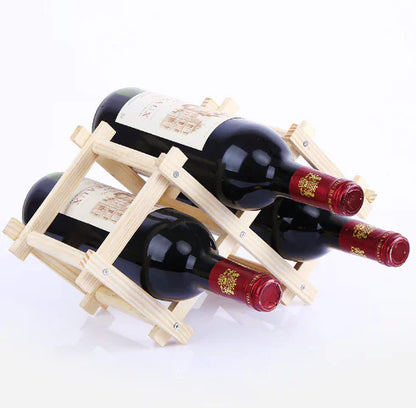 Folding Wine Rack for Red Wine and Grapes
