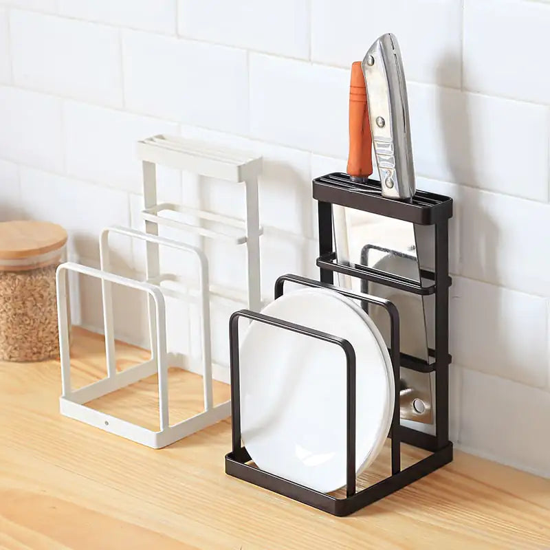 Creative 37 Iron Kitchen Knife Rack Display Stand