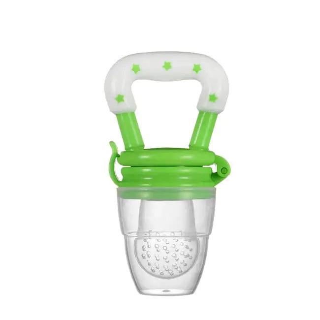 Baby Food Feeder with Pacifier Clip and Teether Toys