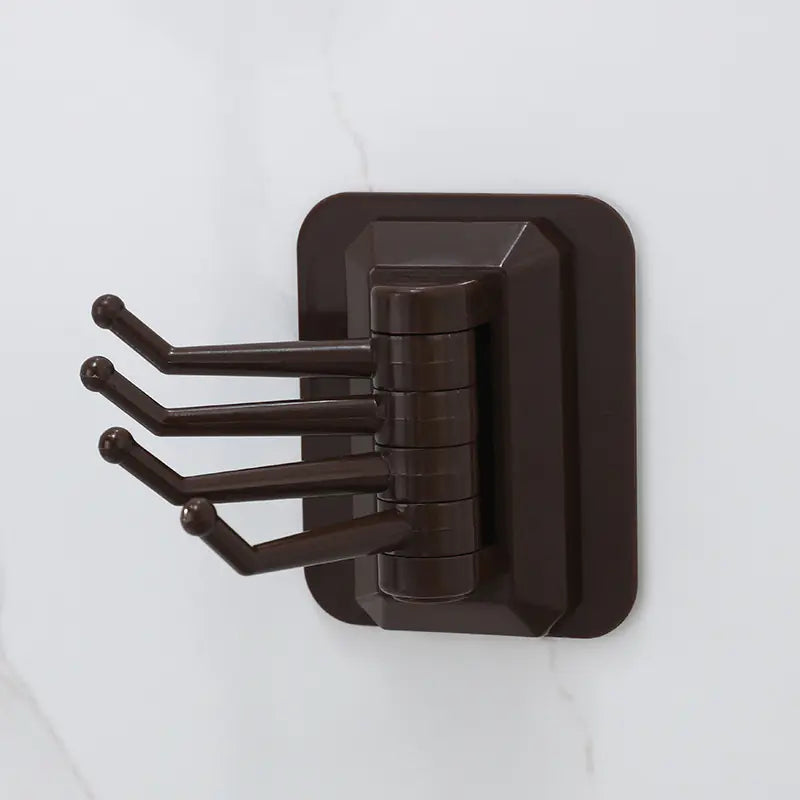 Rotating Multifunctional Sticky Hook Wall Shelf