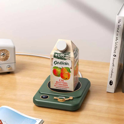 Temperature Control Heating Coaster with Display (55°C)