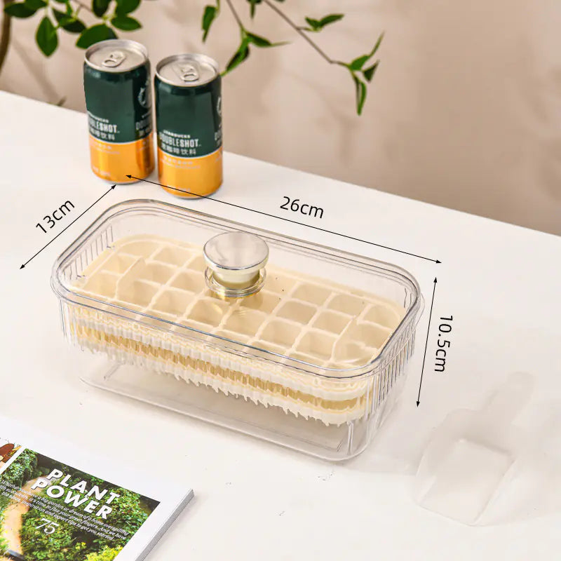 Food-Grade Ice Cube Maker with Press Design for Home