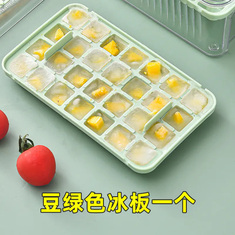 Food-Grade Ice Cube Maker with Press Design for Home