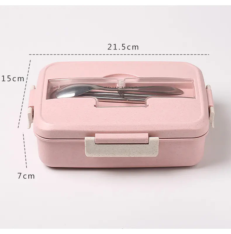 Microwave Lunch Box Set with Dividers and Lid