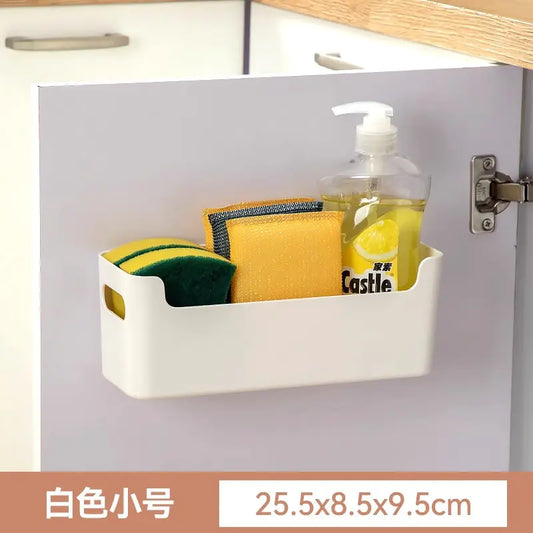 Wall-Mounted Kitchen Storage Box for Plastic Wrap