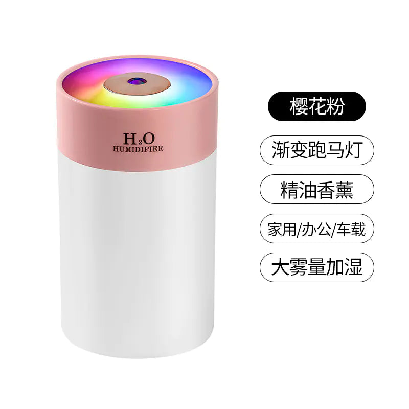 Compact USB Ultrasonic Aroma Humidifier for Home