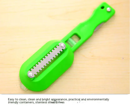 Multi-Purpose Fish Scale Planer and Peeler Tool