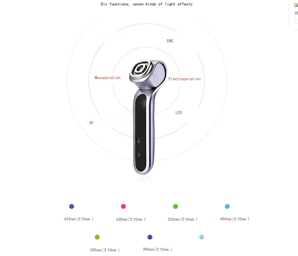 5-in-1 LED Photon Skin Rejuvenation Device