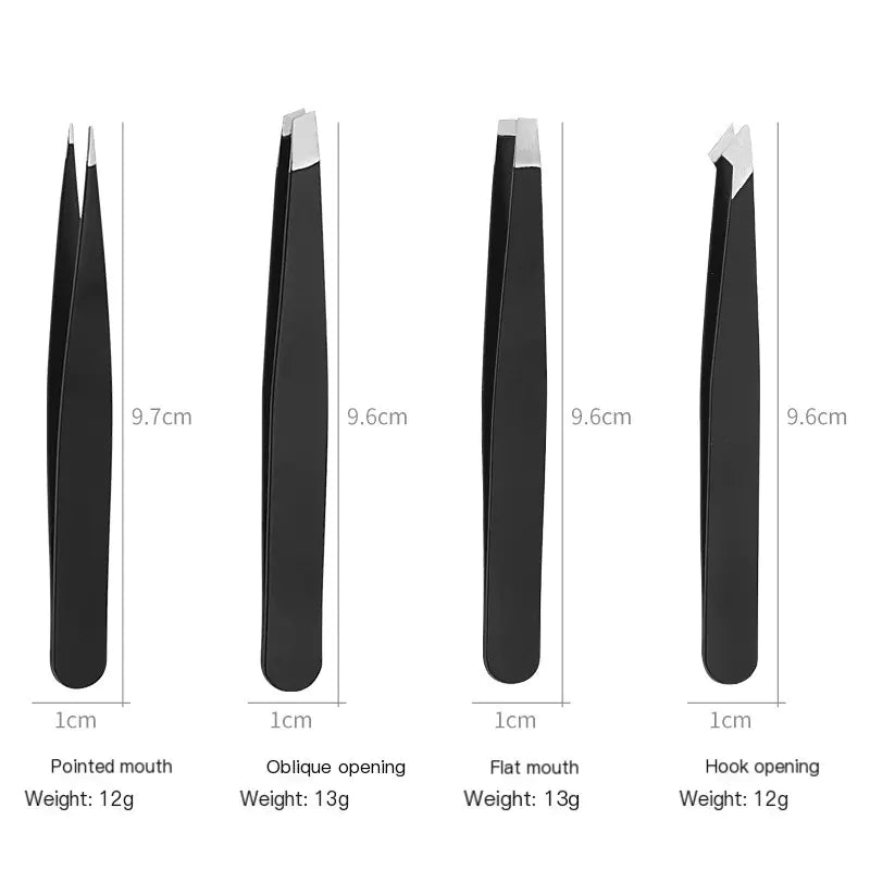 Stainless Steel Precision Tweezers for Beauty Tools