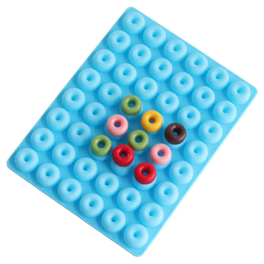 Mini DIY 48-Hole Silicone Donut Mold