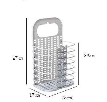 Foldable Laundry Basket for Home Storage (Bathroom Use)