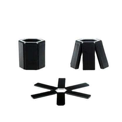 Folding Plastic Insulated Pot Mat for Kitchen Use