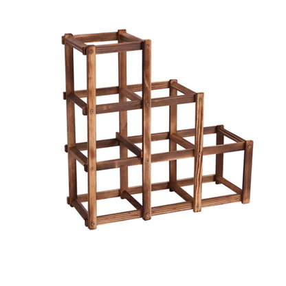 Folding Wine Rack for Bottles and Glasses