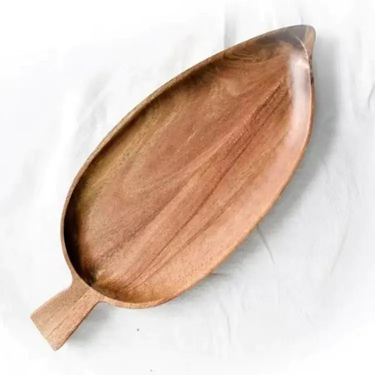 Japanese Wooden Tray for Pizza, Steak, and Snacks