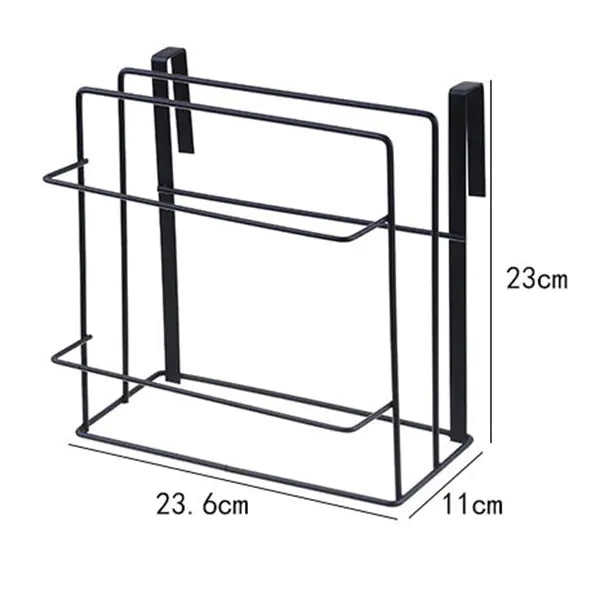 Kitchen and Bath Storage Rack with Towel Holder