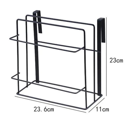 Kitchen and Bath Storage Rack with Towel Holder