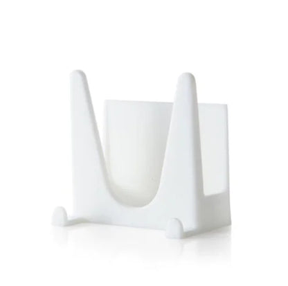 Wall-Mounted Pot Lid Rack with Multi-Purpose Sponge