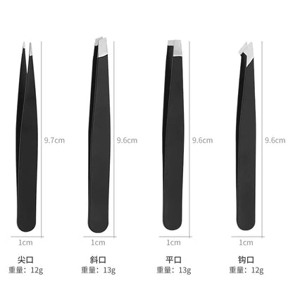 Stainless Steel Precision Tweezers for Beauty Tools