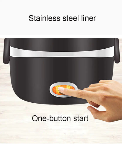 Multi-Function Electric Lunch Box and Mini Rice Cooker