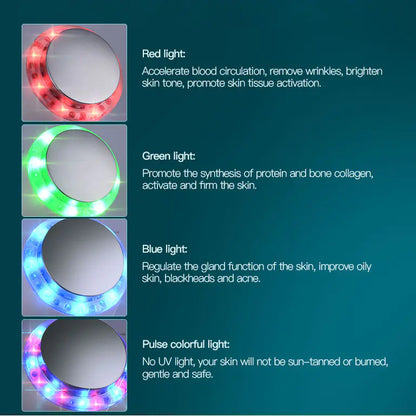 Color Light Ultrasonic Beauty Care Device