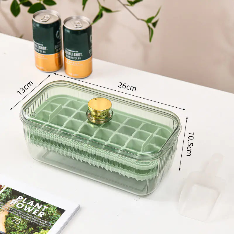 Food-Grade Ice Cube Maker with Press Design for Home