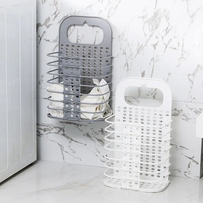 Foldable Laundry Basket for Home Storage (Bathroom Use)