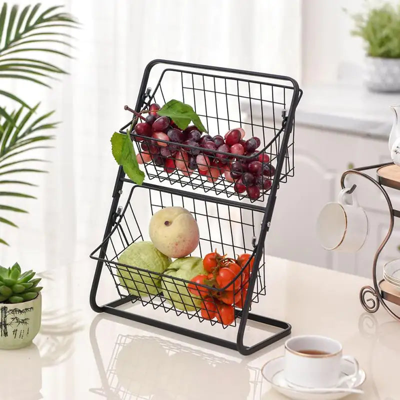 Stainless Steel Multilayer Spice and Fruit Rack
