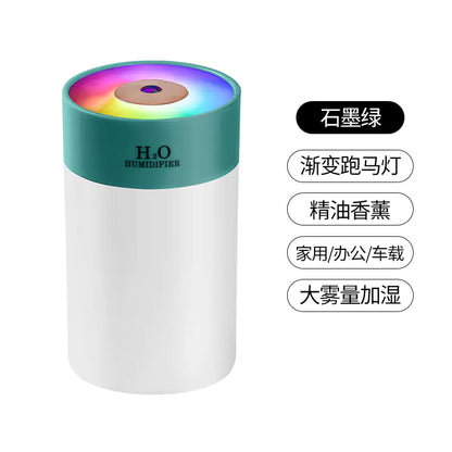 Compact USB Ultrasonic Aroma Humidifier for Home