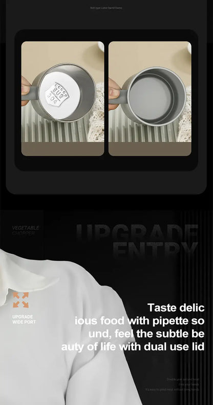 Insulated Coffee Mug with Lid - Portable Practical Gift