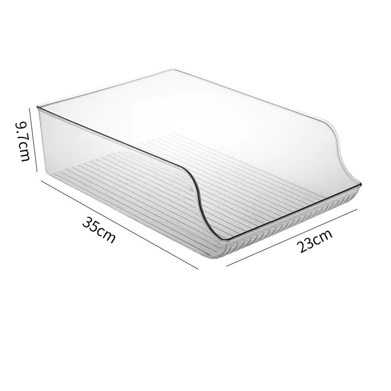 Transparent Refrigerator Storage Box for Kitchen Use